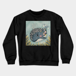 A Baby Whale in the Ocean Crewneck Sweatshirt